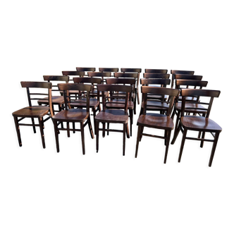 Lot de 20 chaises bistrot