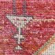 Tapis de couloir en laine rose fuchsia 3x12, style bohème rustique, 90x370 cm
