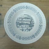 Gien soup plates Brittany pattern
