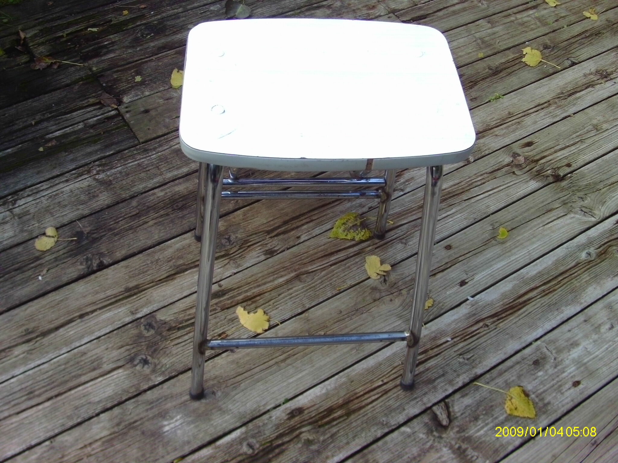 Stepladder in formica, 60s