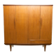 Scandinavian wardrobe 1960 teak 4 doors, 3 drawers, 2keys