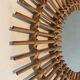 Small rattan mirror