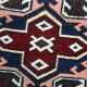 Pink & Blue Long Turkish Vintage Runner Rug, 80x398Cm