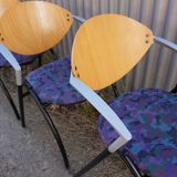 Set of 6 Vepa Alpine stackable chairs, conference chairs, dining room chair