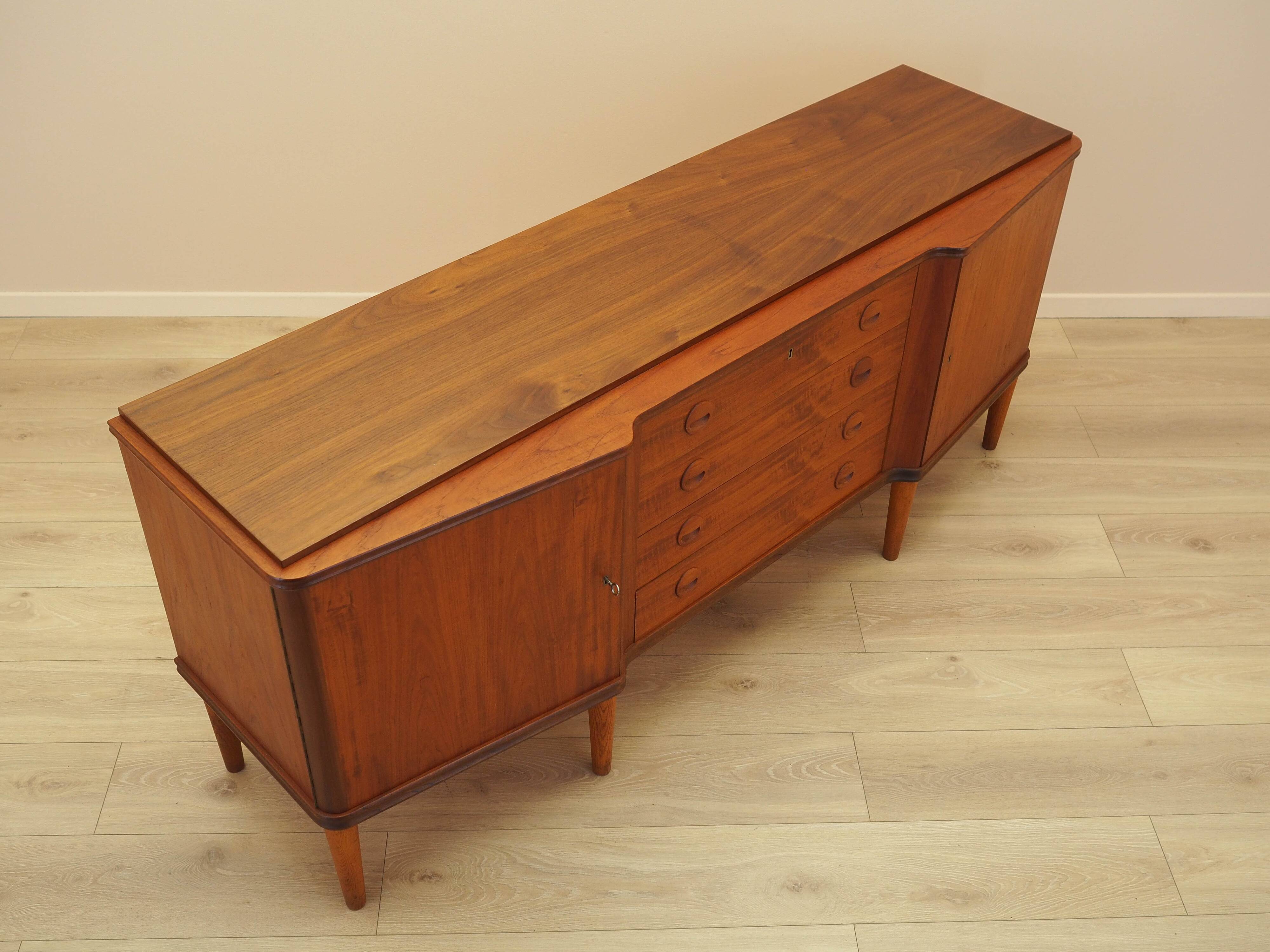 Teak sideboard, Danish design, 1960s, made in Denmark