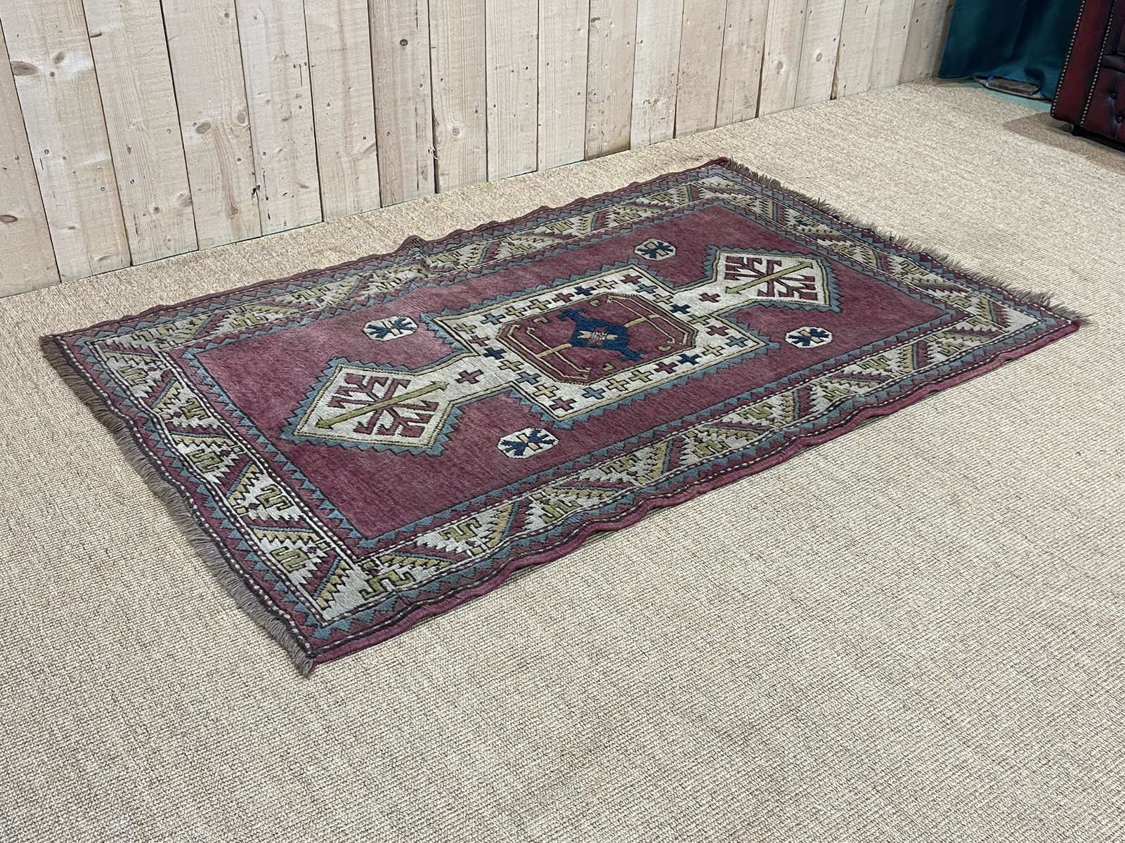 Iranian handmade wool carpet - 1m76x1m10