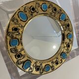 François Lembo (1930-2013) Mirror, Vallauris Circa 1970