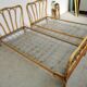 Pair of vintage rattan beds