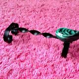 6 knife holders shells ceramic 1950