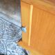 Table de chevet bois blond