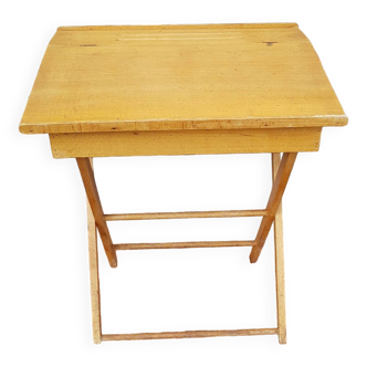 Bureau pupitre d'enfant pliable époque 1950