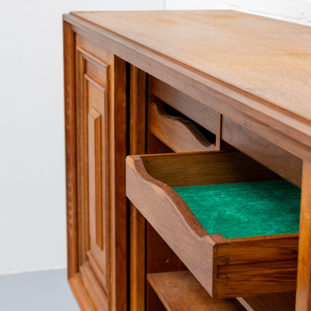 Axel O. Röck oak sideboard, Denmark 1963