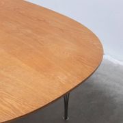‘Super-Elliptical’ table in oak by Piet Hein & Bruno Mathsson for Fritz Hansen, 1968