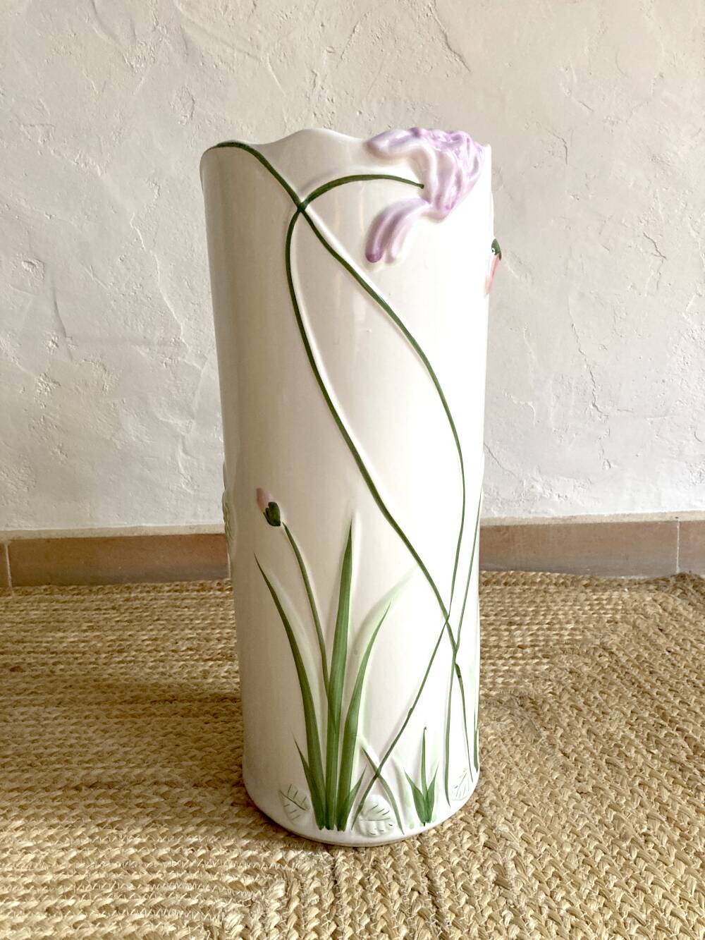 Art Deco style earthenware umbrella stand