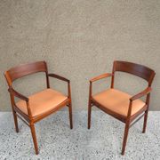 Paire de fauteuils par Henning Kjaernulf, 1960
