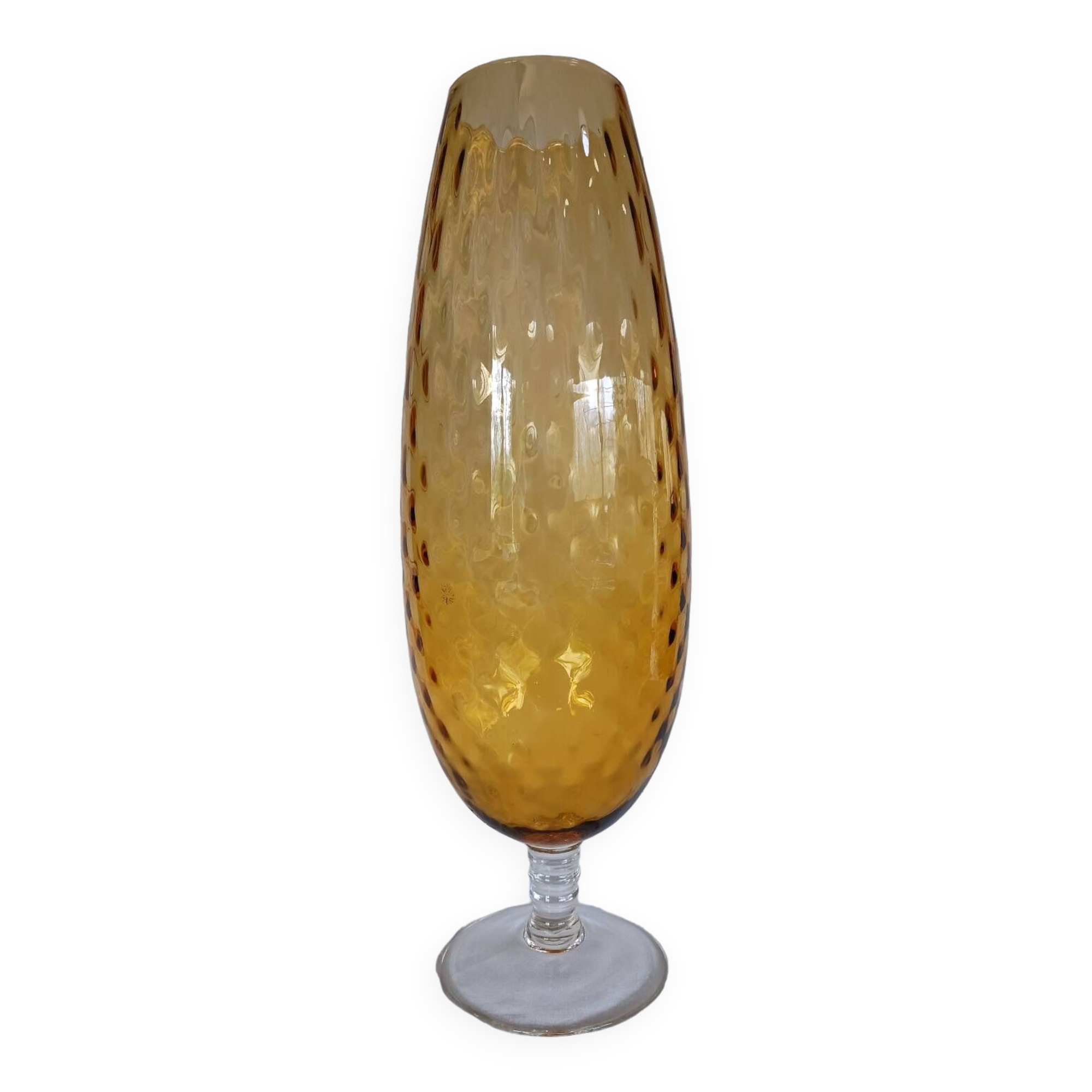 Large Empoli Italian blown vase