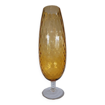Grand vase soufflé italien Empoli