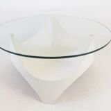 Opal glass table 1960s