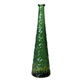 Tall frosted glass vase