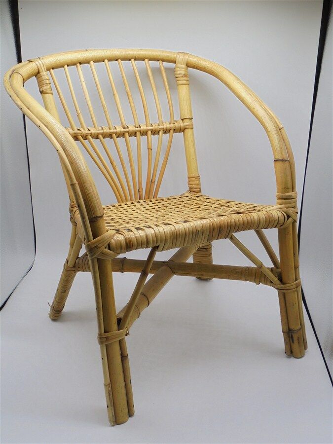 Wicker child armchair