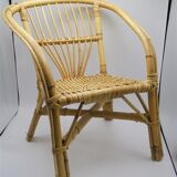 Wicker child armchair