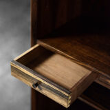 Vintage Mid-Century Danish Modern Rosewood Bookcase with Bar by Erik Brouer for Brouer Møbelfabrik,