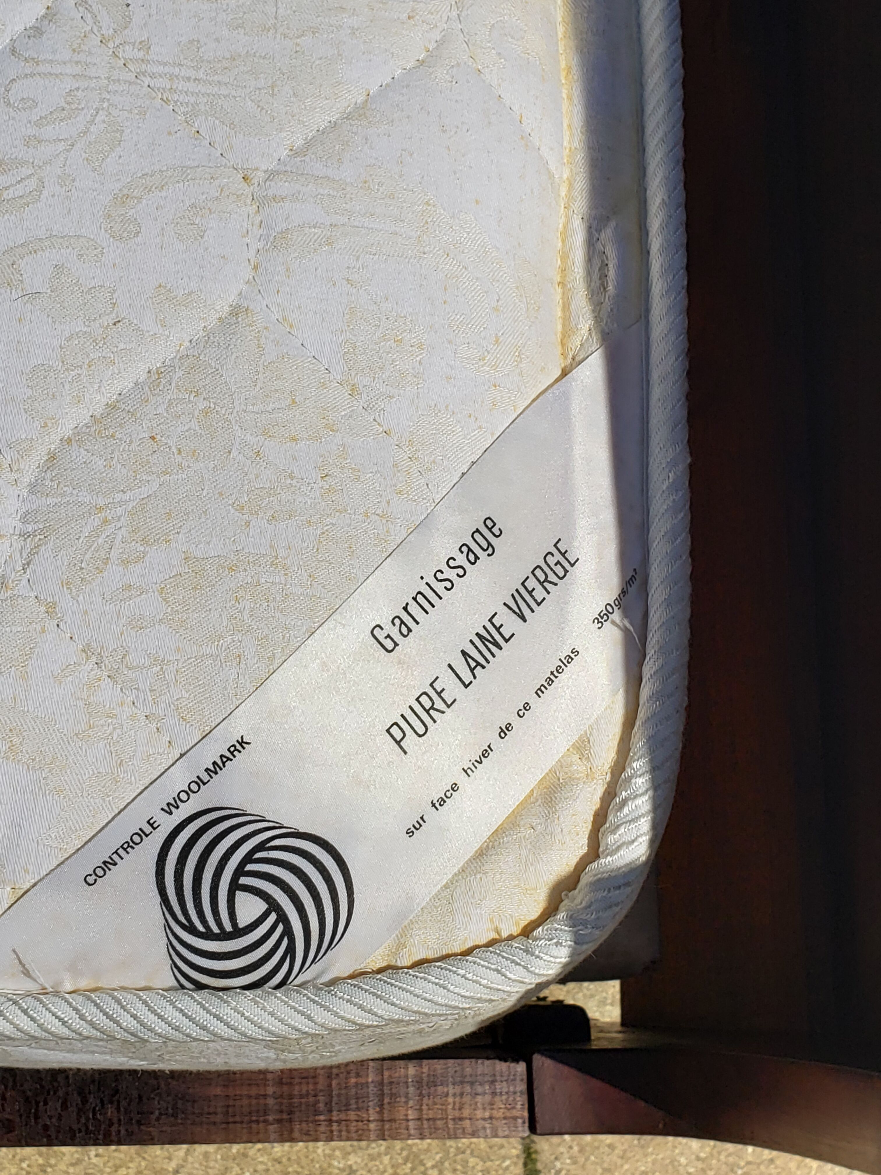 Louis-Phillipe style boat bed solid walnut