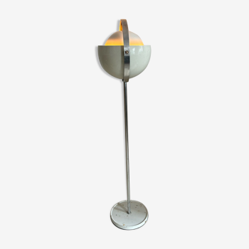 Lampadaire vintage blanc “Moonlight”, Brylle et Jacobsen, pour Quality System, Danemark 1965