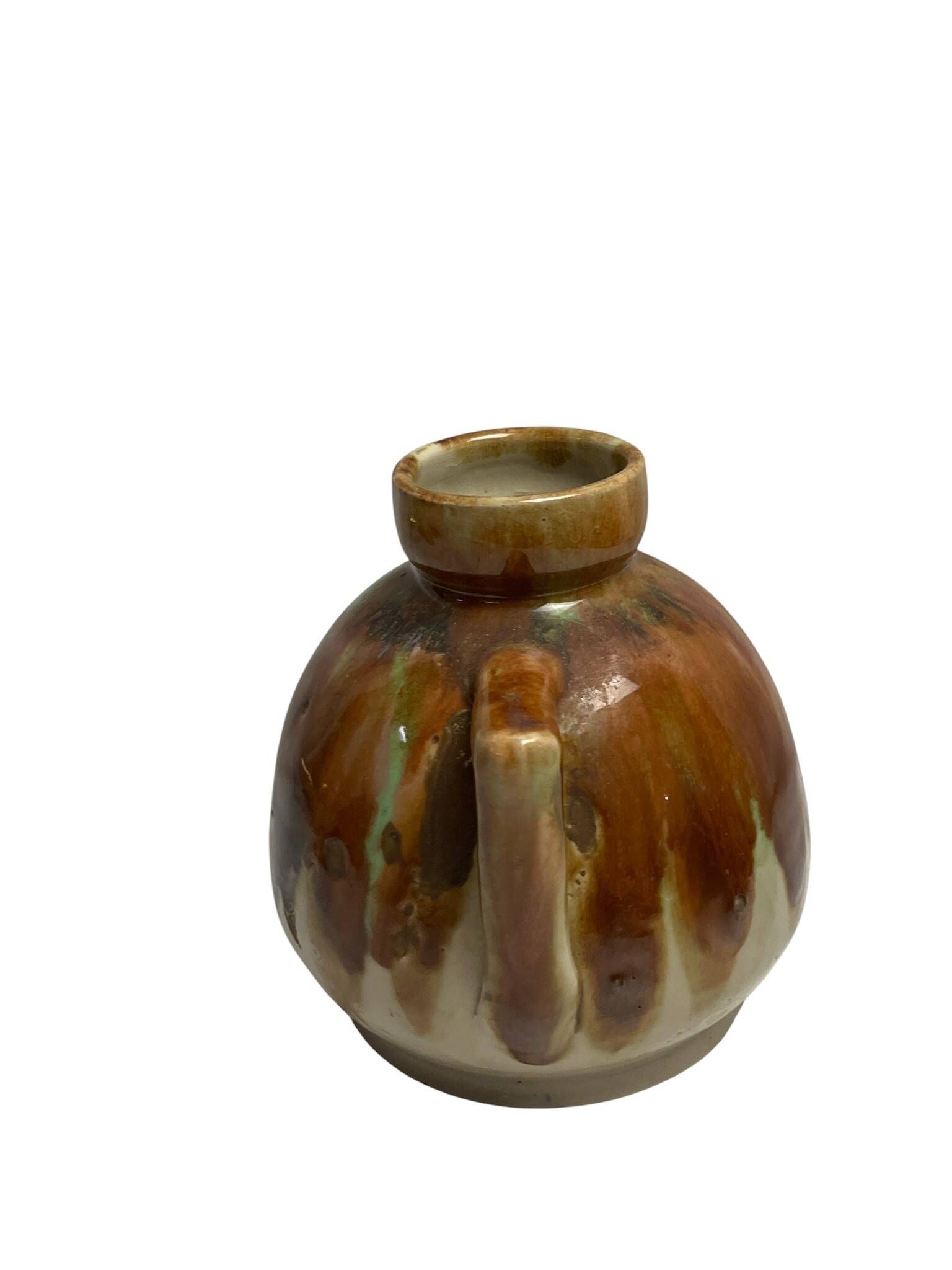 Vintage, vase à anses grès JEB vers 1950