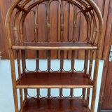 Bamboo wood shelf and canning