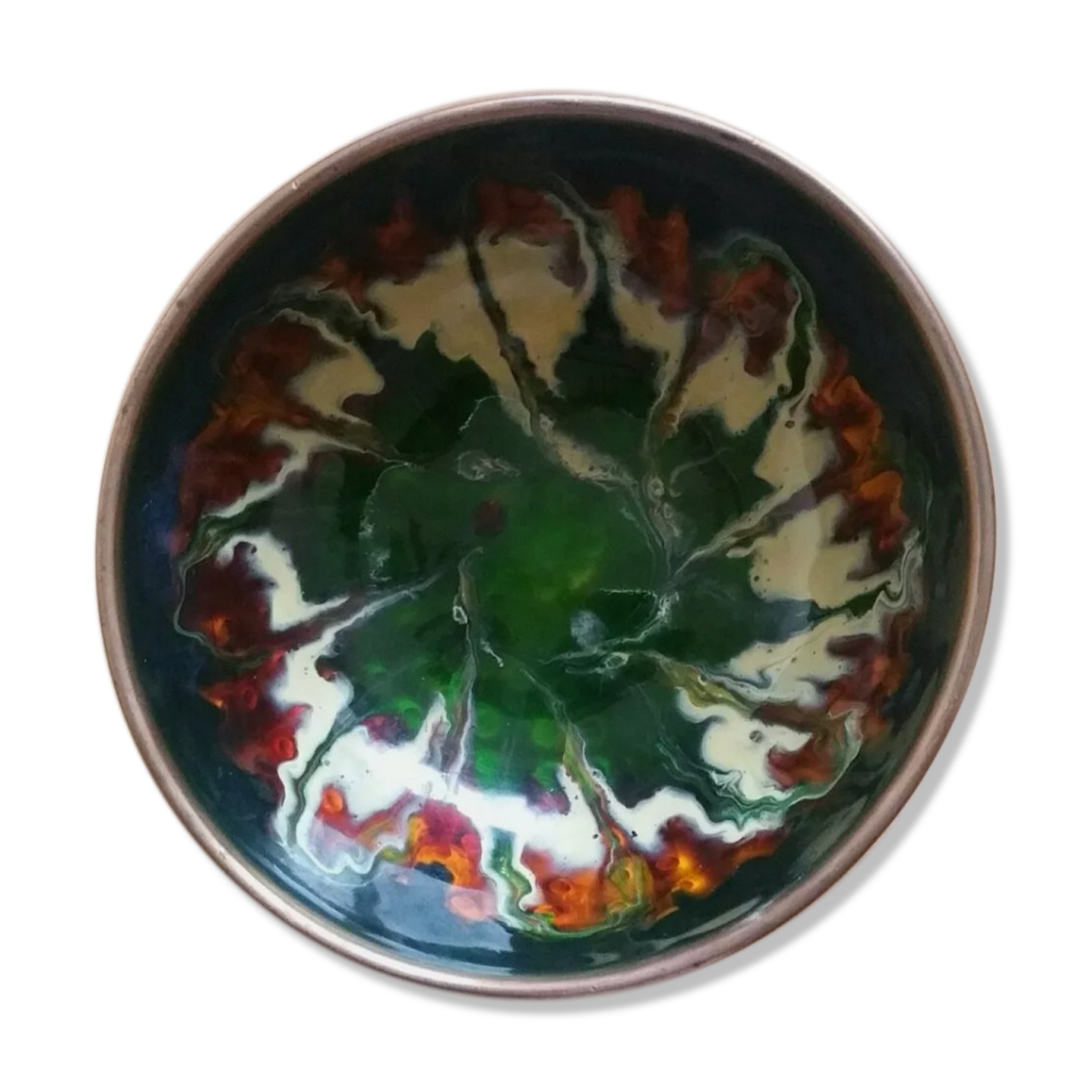 Vintage decorative trinket bowl