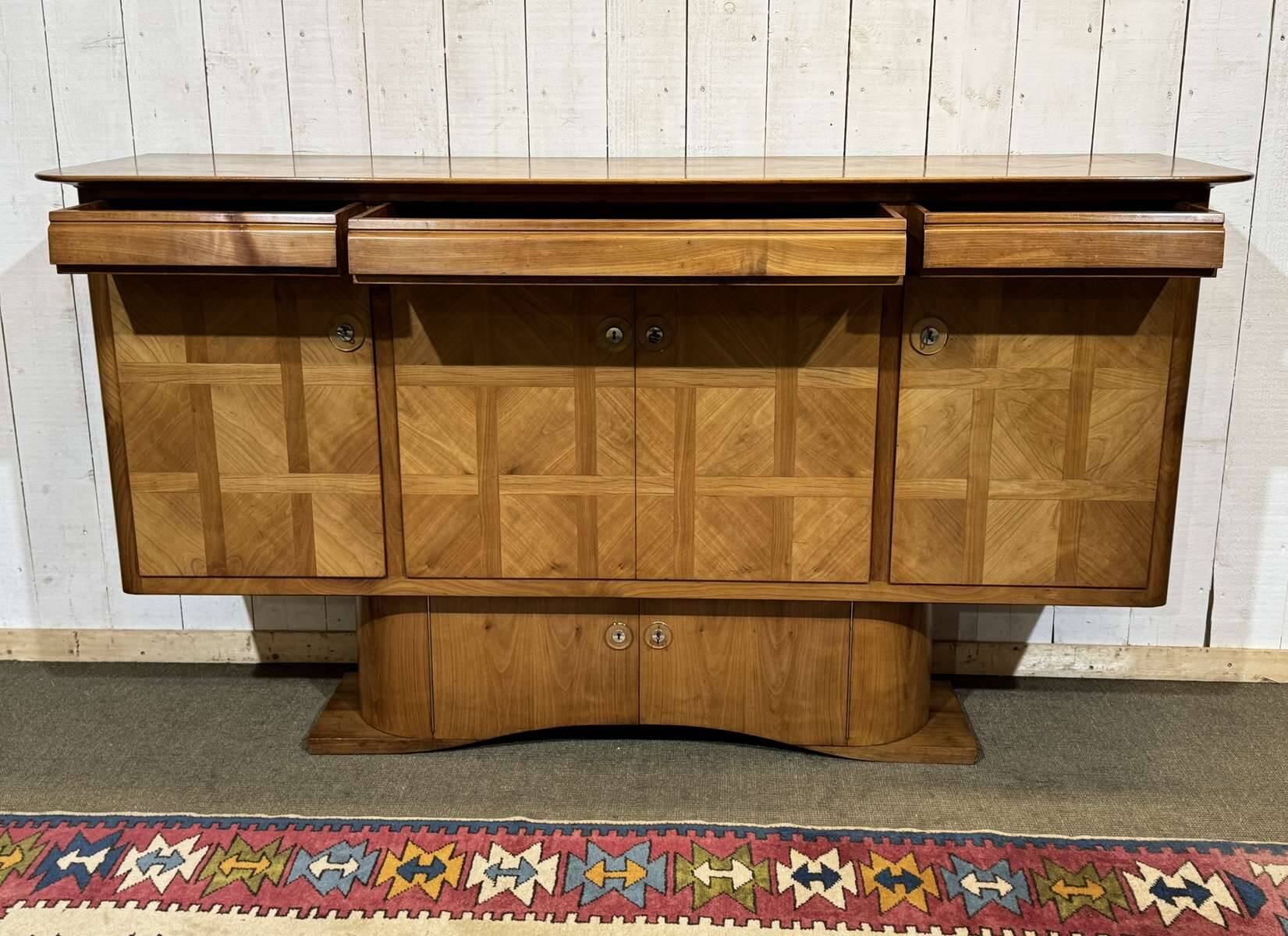 Art Deco enfilade signed Jorj Rual (1901-1986) dated 1935