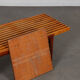 Table basse à lattes par František Mezulanik datant des années 1960