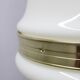 Peter Behrens “Luzette” Art Deco opaline glass pendant, Germany, 1930s