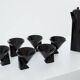 Pierre Casenove ceramic coffee service for Studio Salins 1980