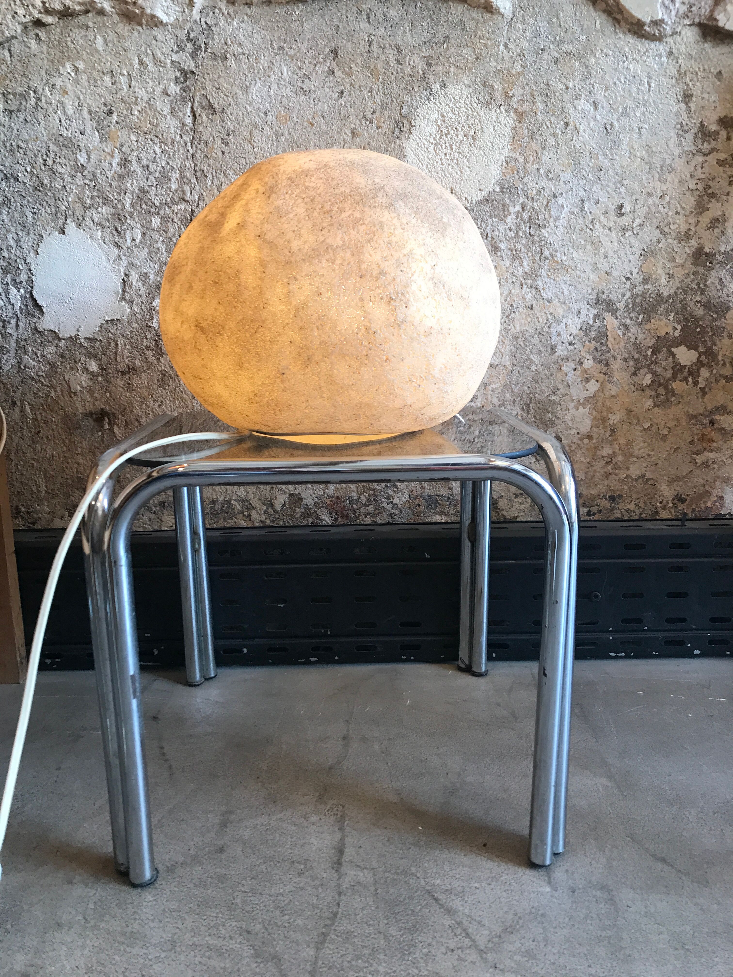 Pebble lamp by André Cazenave