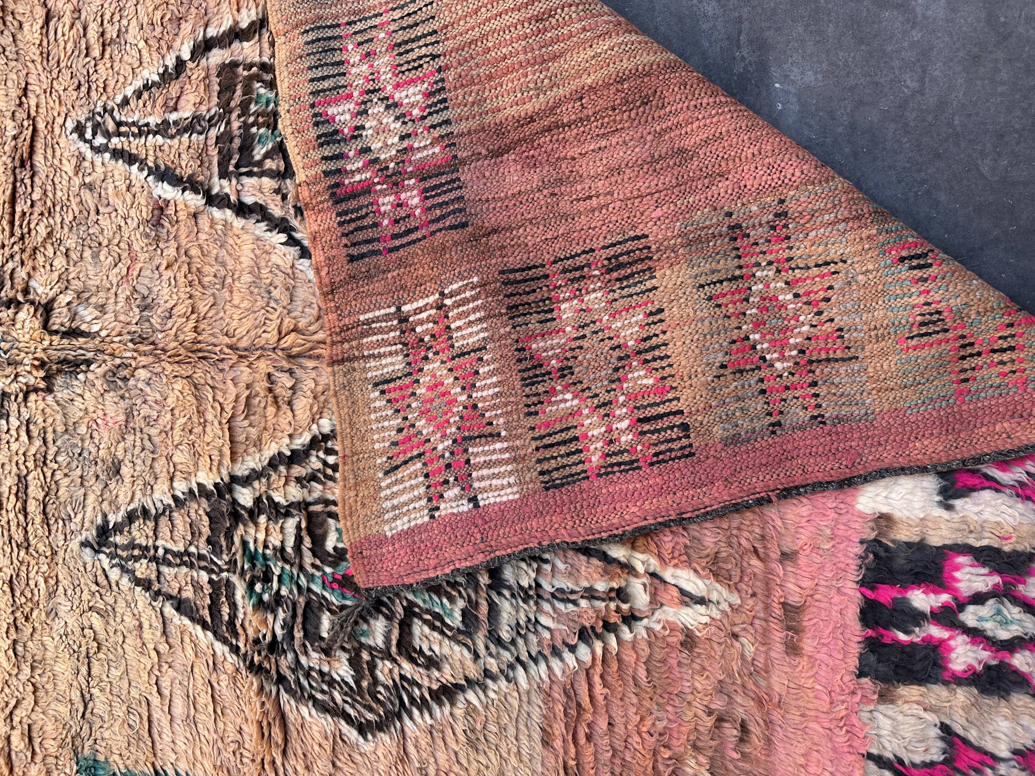 Tapis Marocain Boujad coloré - 325 x 181 cm