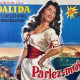 Original cinema poster "Parlez-moi d'amour" Dalida 36x54cm 1961