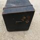 Vintage wooden travel trunk
