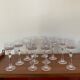Set of 12 crystallery royale champagne/bayel liqueur glasses
