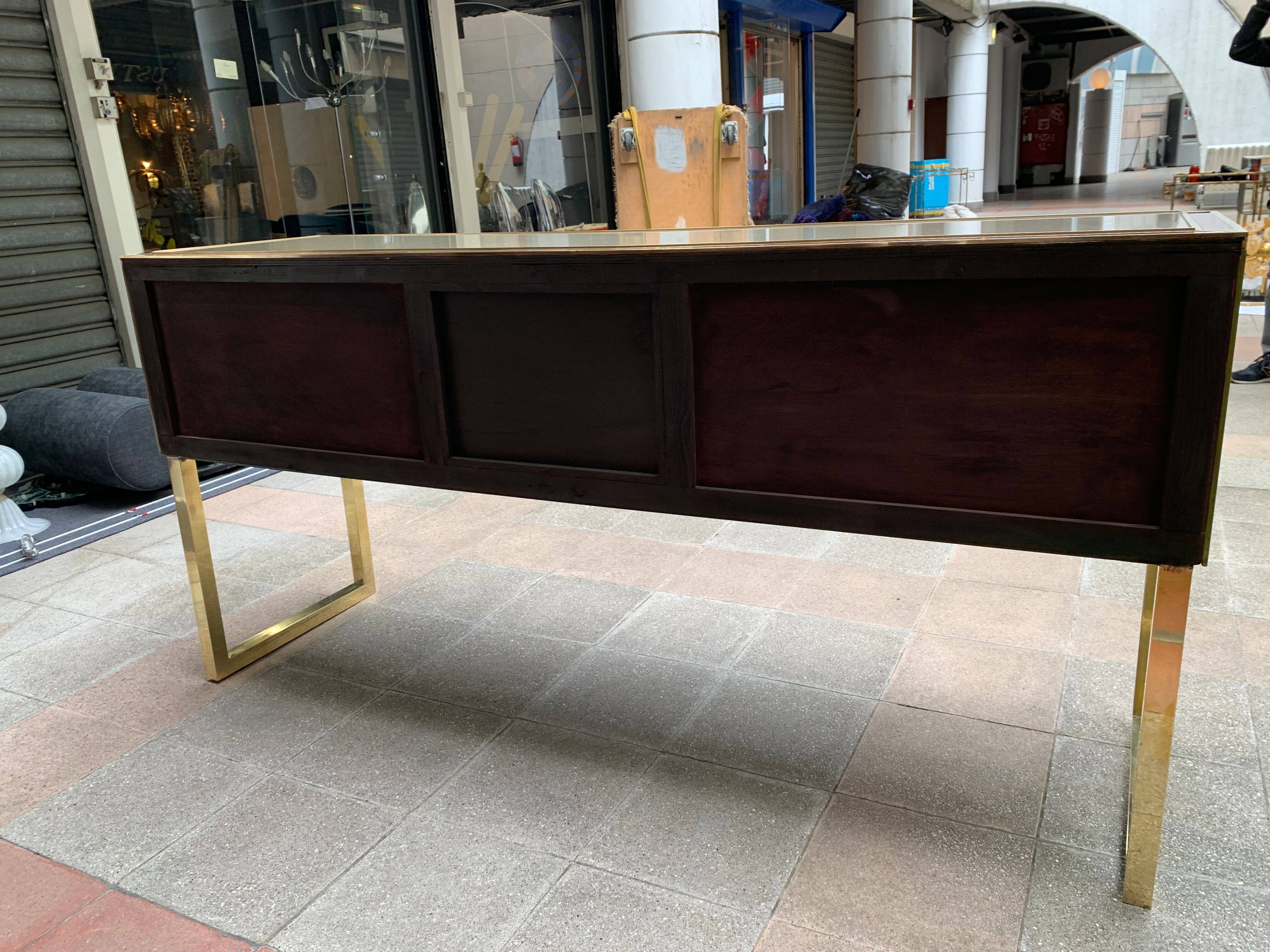 Console/chest of drawers with 6 Murano glass drawers