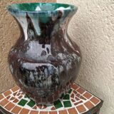 Vase en grès émaillé de la puisaye