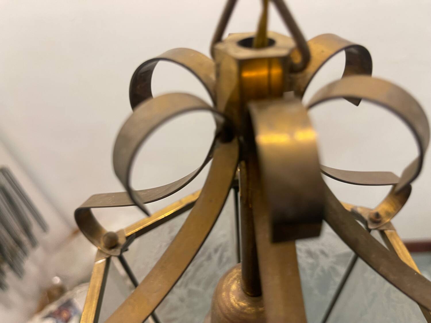 Bronze Light Pendant 1950’s