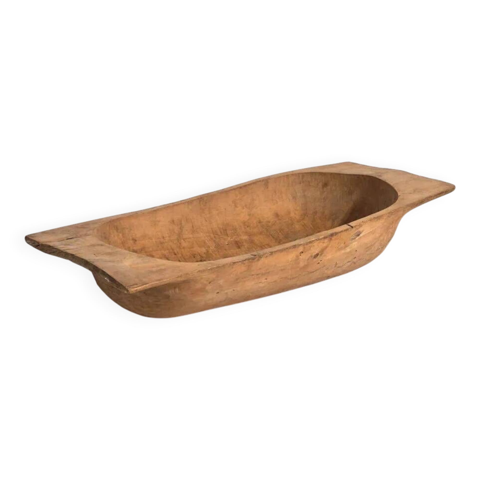 Antique solid wood trough (c.1900) #5