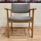 Scandinavian design armchair with "hans wegner" stamp 1960.