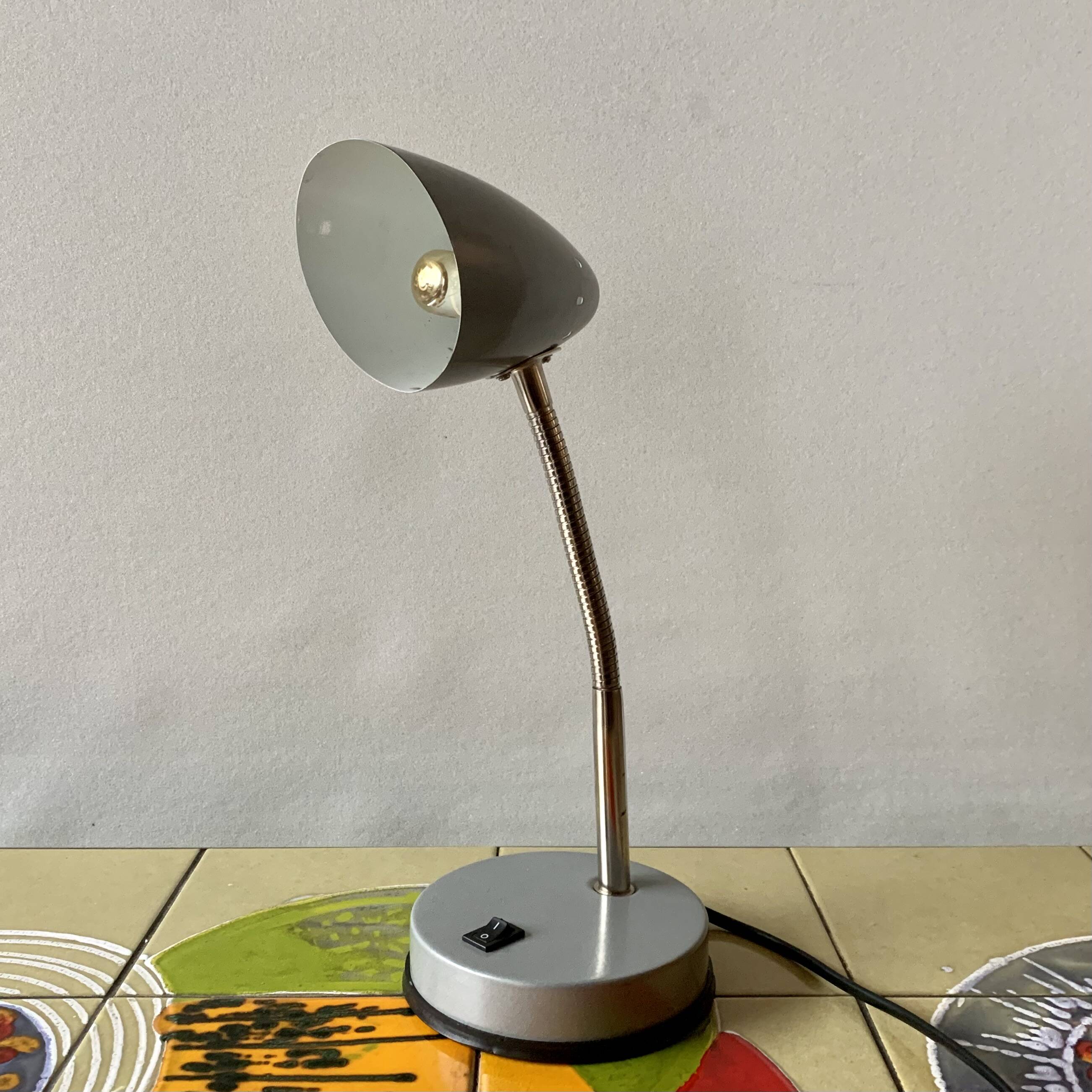 Boxford vintage metal desk lamp - made in Holland