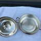 Silver-plated metal vegetable tureen