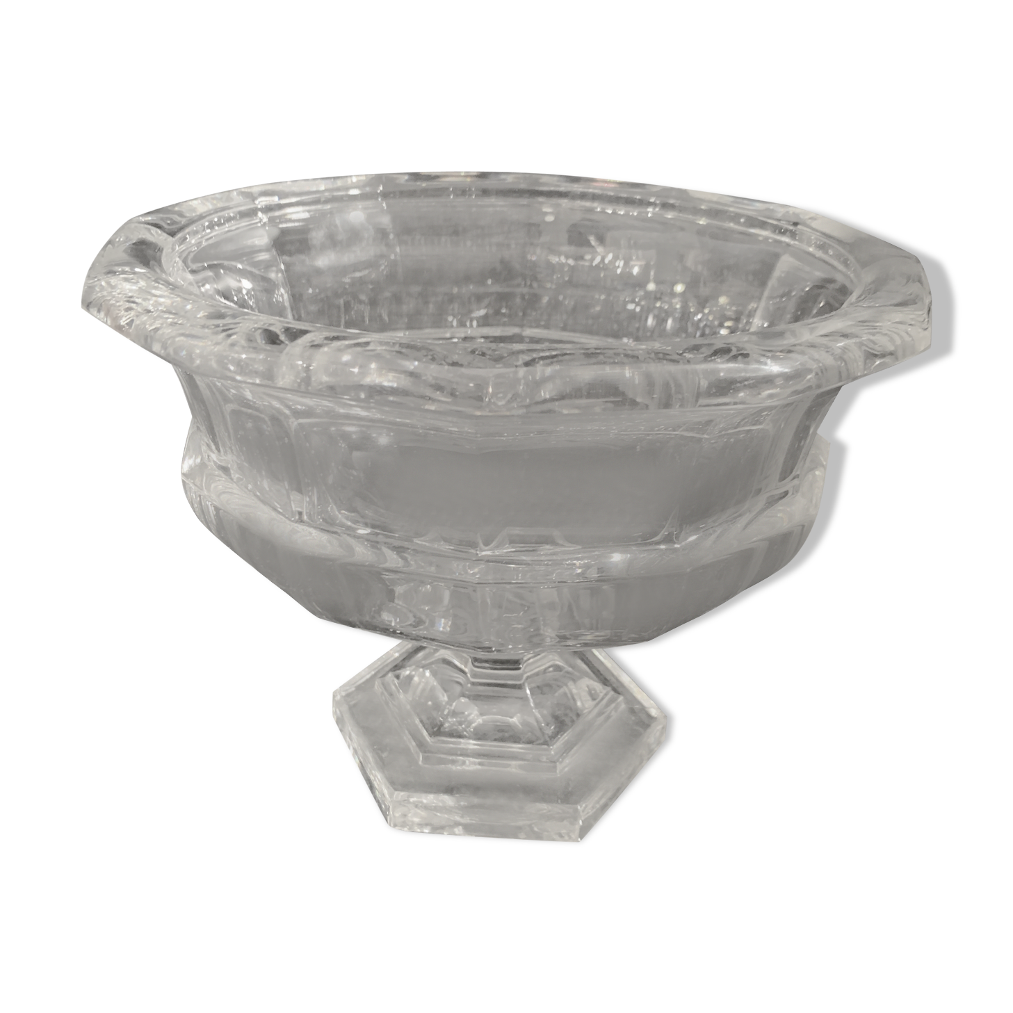 Art deco crystal cup