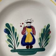 Set of 3 old plates MBFA Pornic, peninsula of Rhuys