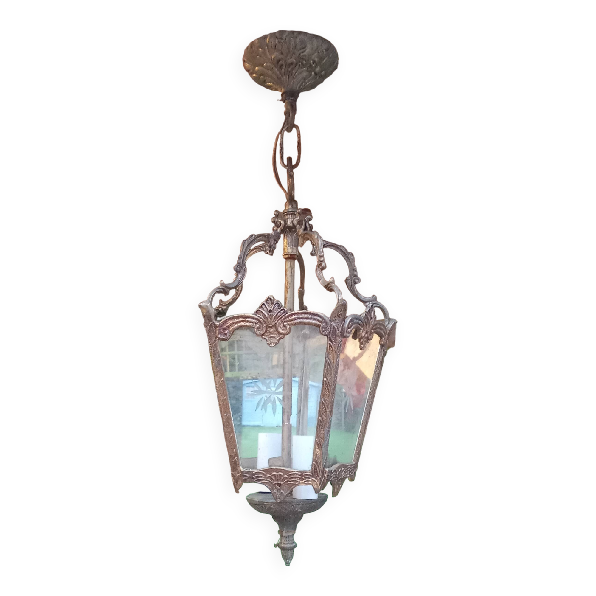 brass lantern chandelier ceiling light